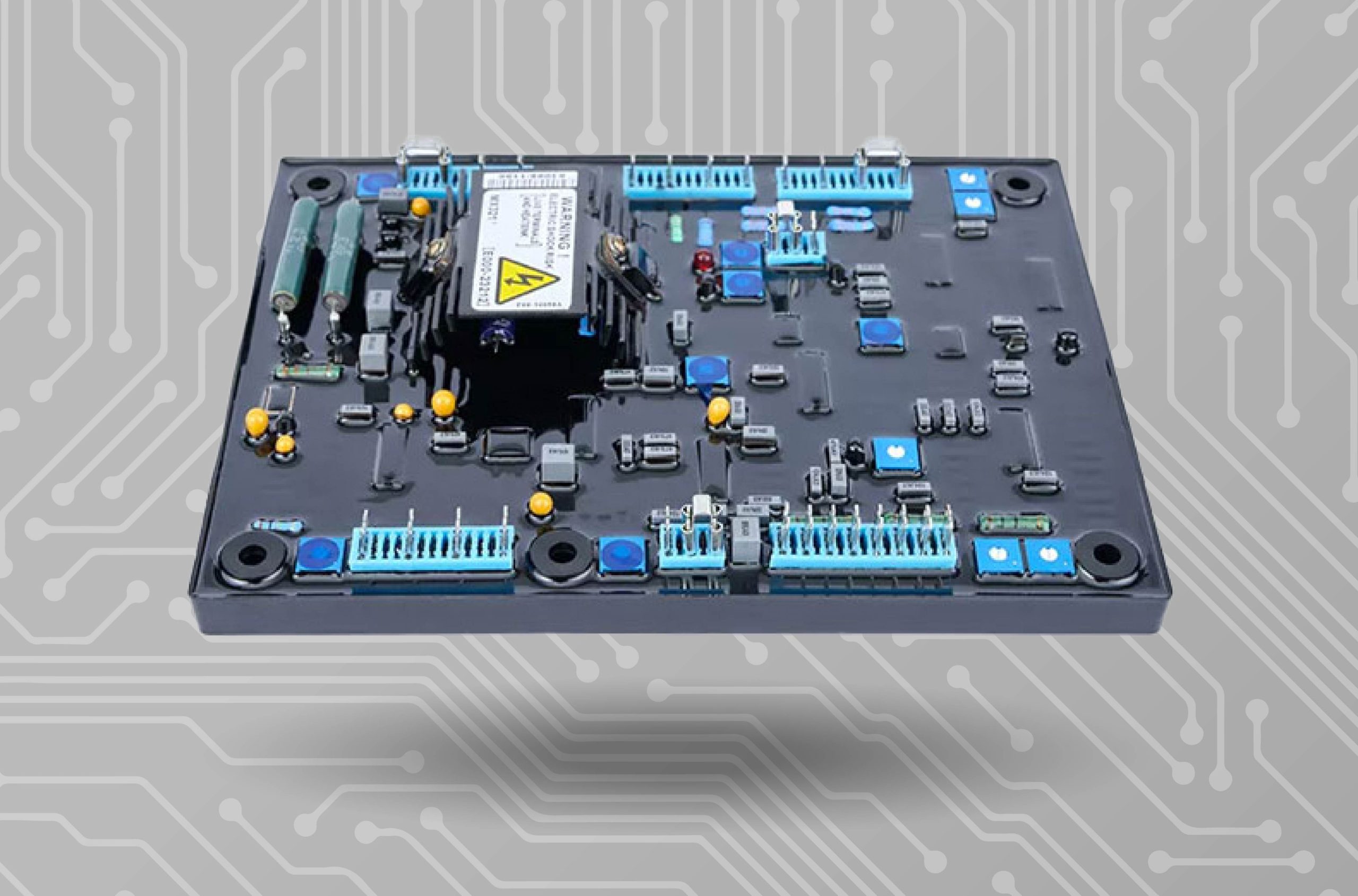 Avr  Modelo MX321 AVR para aplicación Stamford, alternador magnético sincro.